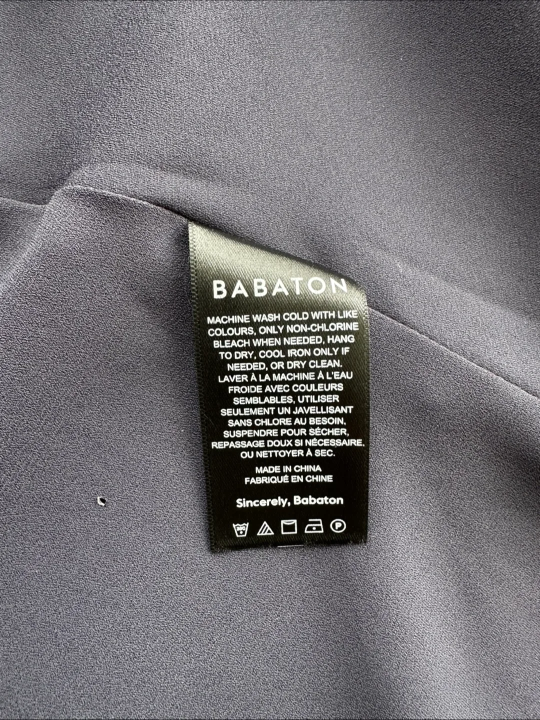 Babaton XS Floral Wrap Dress in Charcoal/Pink/Blue/Green image indicator(7)