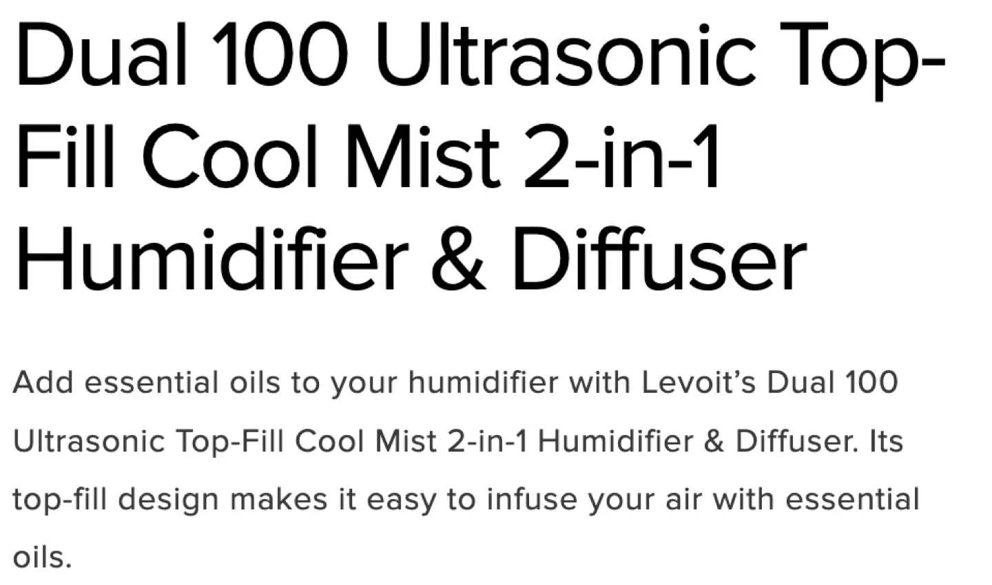 2-in-1 Humidifier & Diffuser (MOVING AWAY - MUST BUY SUN MAY 11) image indicator(3)