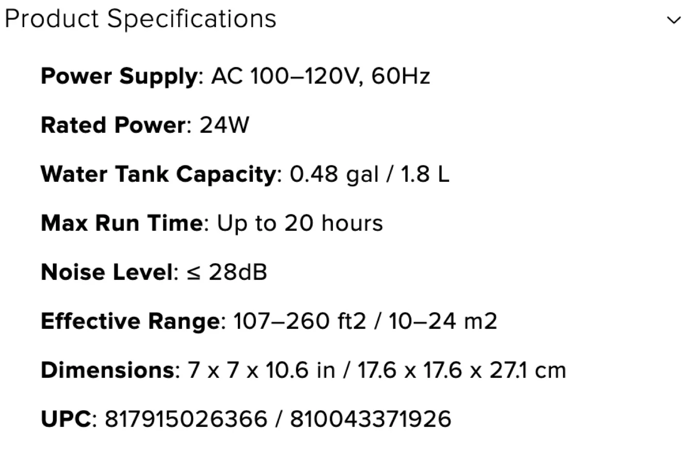 2-in-1 Humidifier & Diffuser (MOVING AWAY - MUST BUY SUN MAY 11) image indicator(6)
