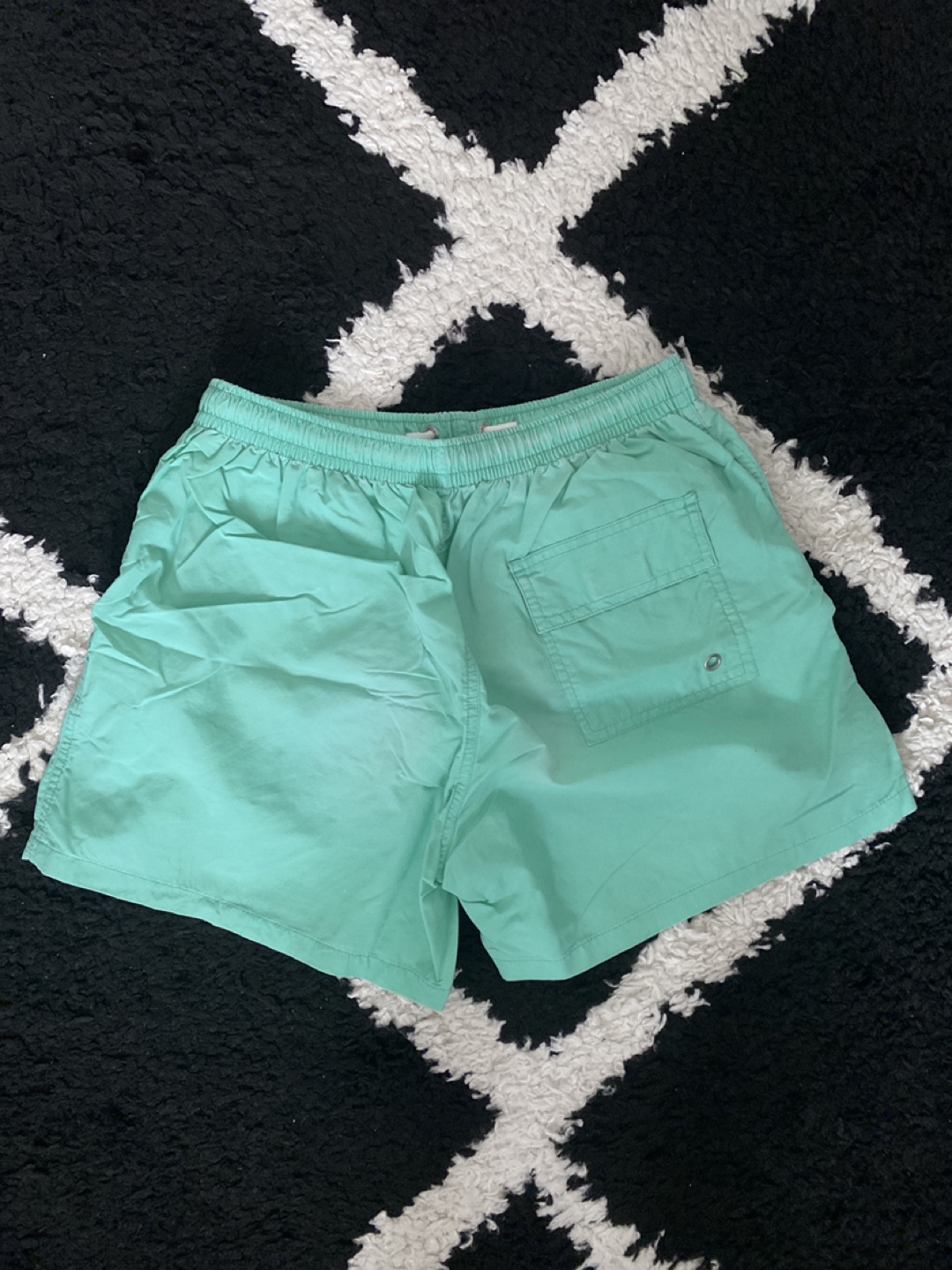 Men's Zara Mint Green Swim Trunks - photo 4