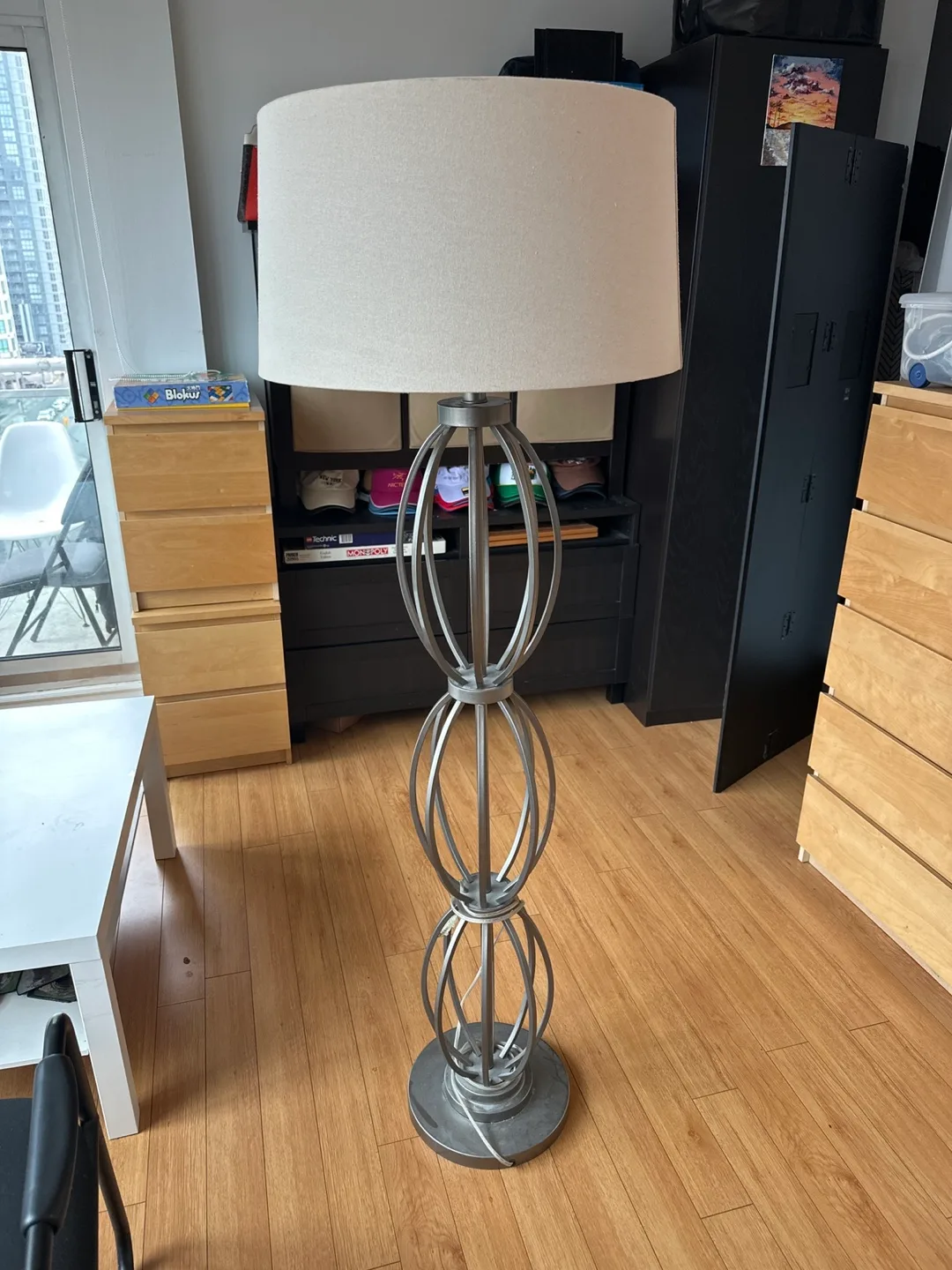 Floor Lamp with Drum Shade thumbnail