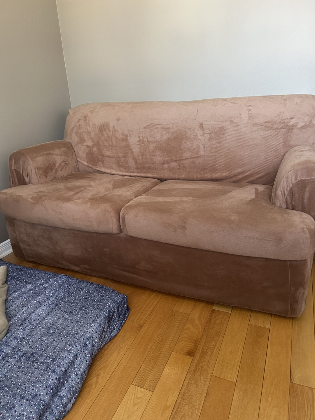 Loveseat Sofa  - Mocha Brown Microfiber - photo 3