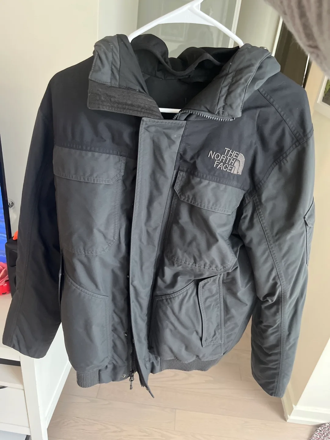 The North Face Men's Dark Grey Winter Jacket thumbnail