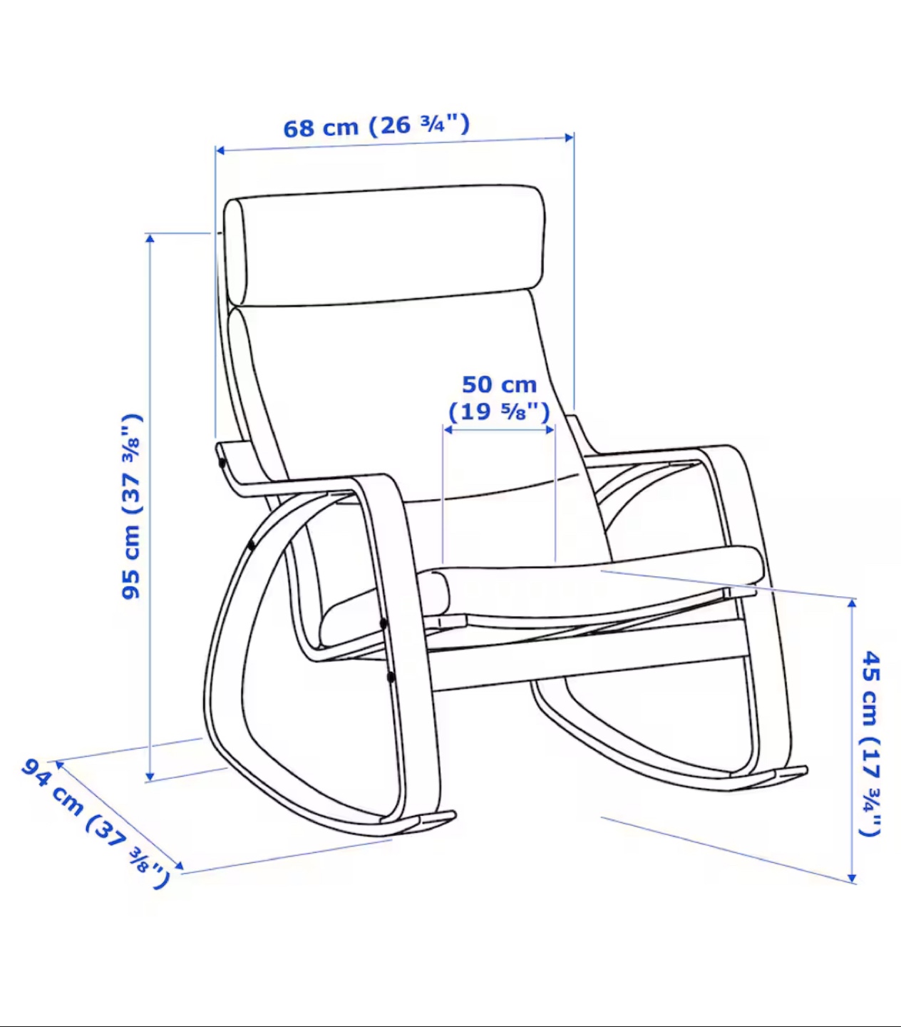 2 Rocking Chairs - Grey - photo 5
