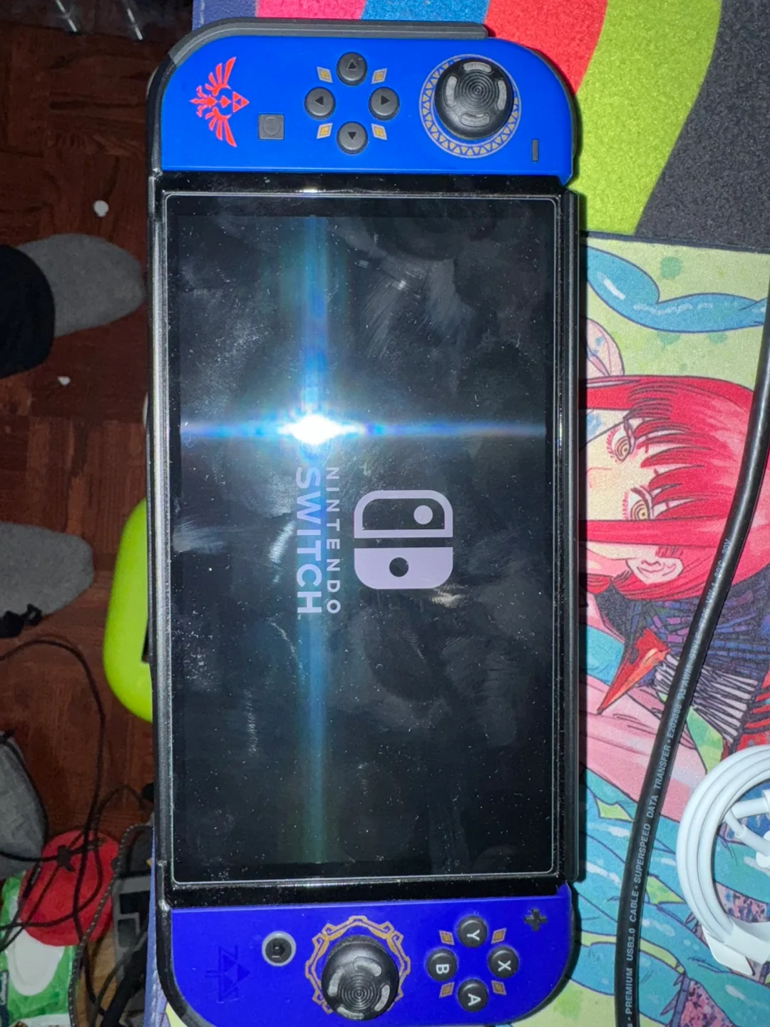 Nintendo Switch OLED Model with Zelda Joy-Cons image indicator(2)