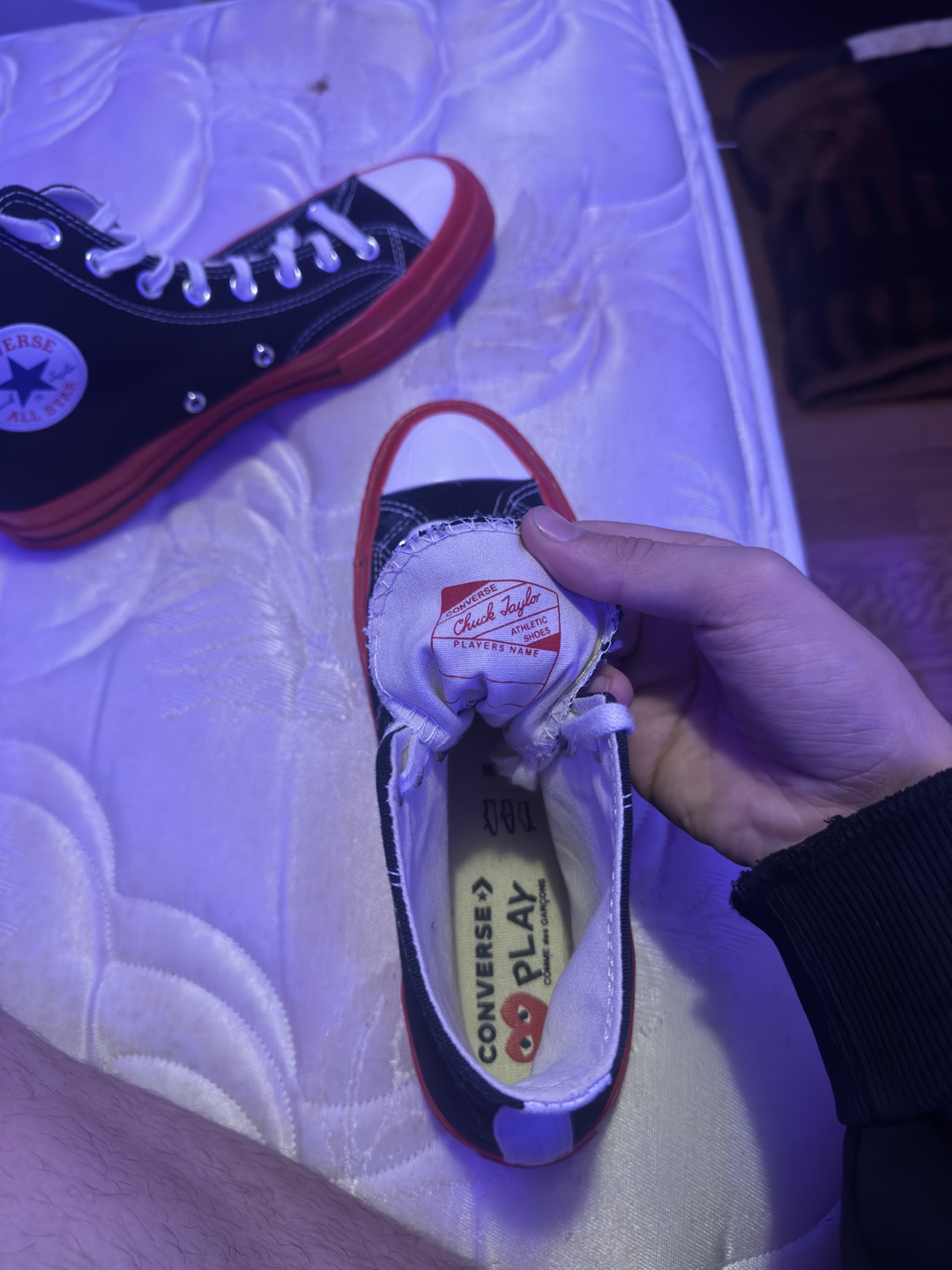 Converse x Comme des Garçons PLAY Chuck Taylor High Tops - photo 4
