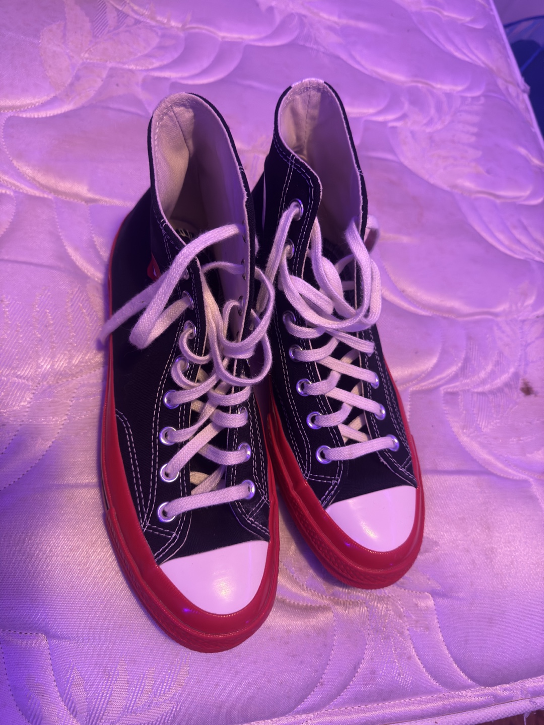 Converse x Comme des Garçons PLAY Chuck Taylor High Tops