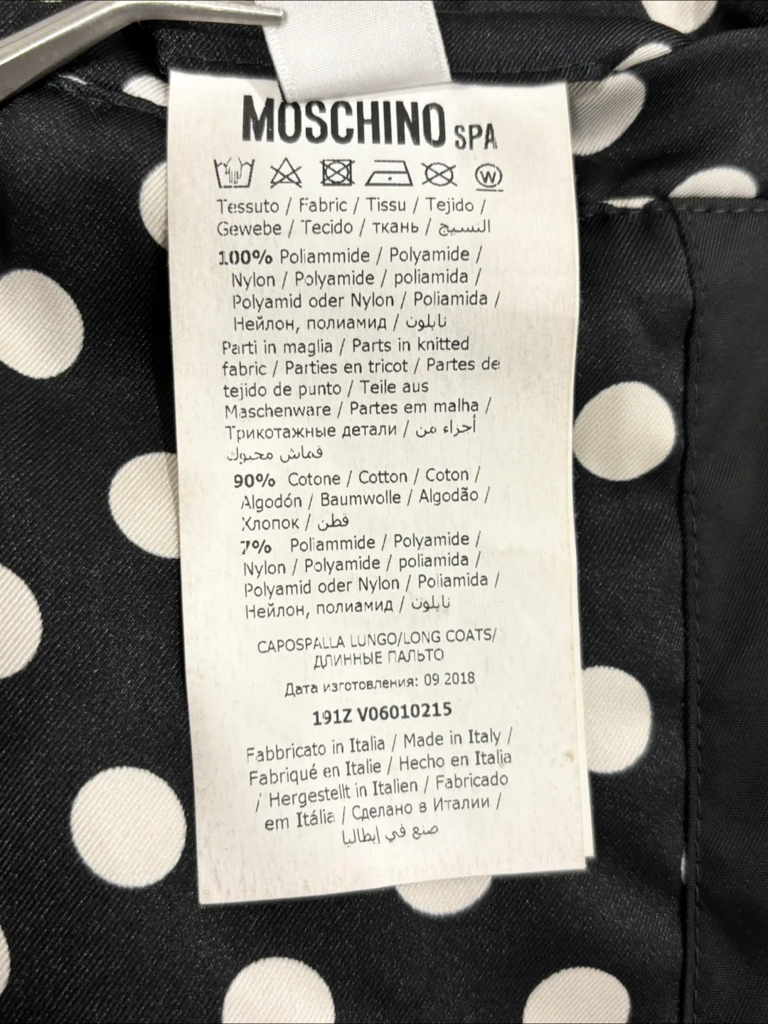 Moschino Black Bomber Jacket with Teddy Bear image indicator(6)