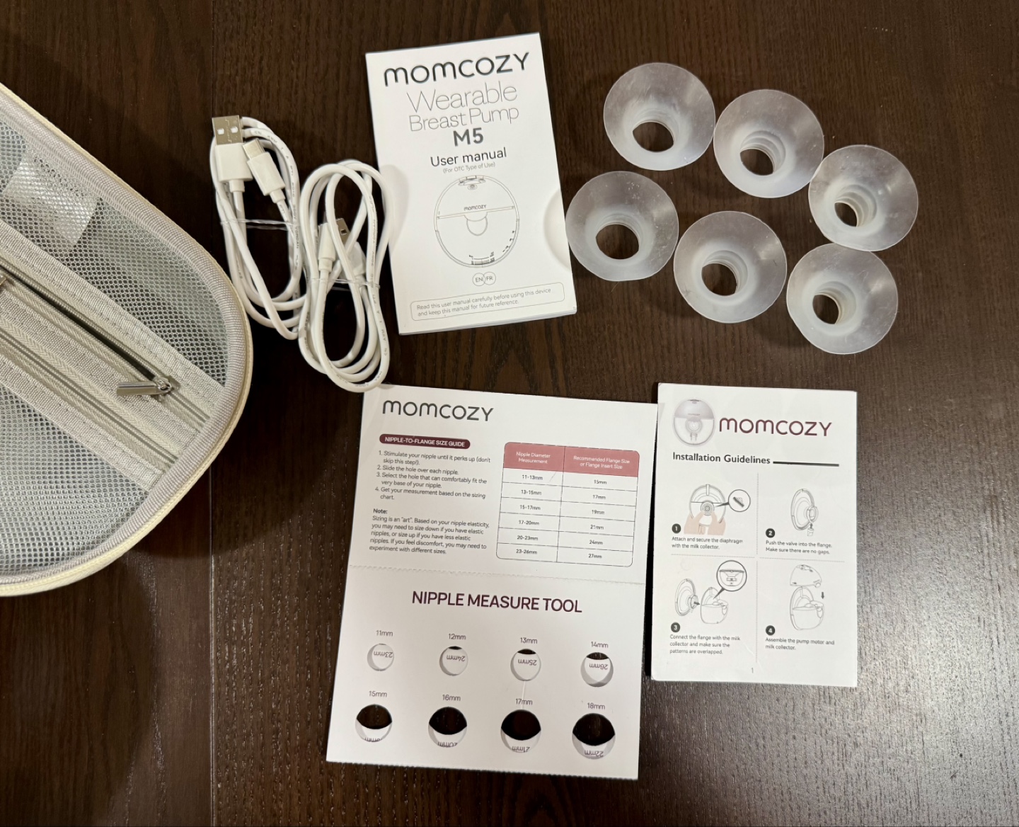 Momcozy M5 Wearable Breast Pump - Double Electric - photo 2