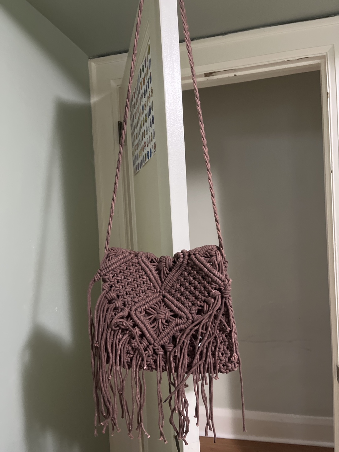 Macrame Crossbody Bag