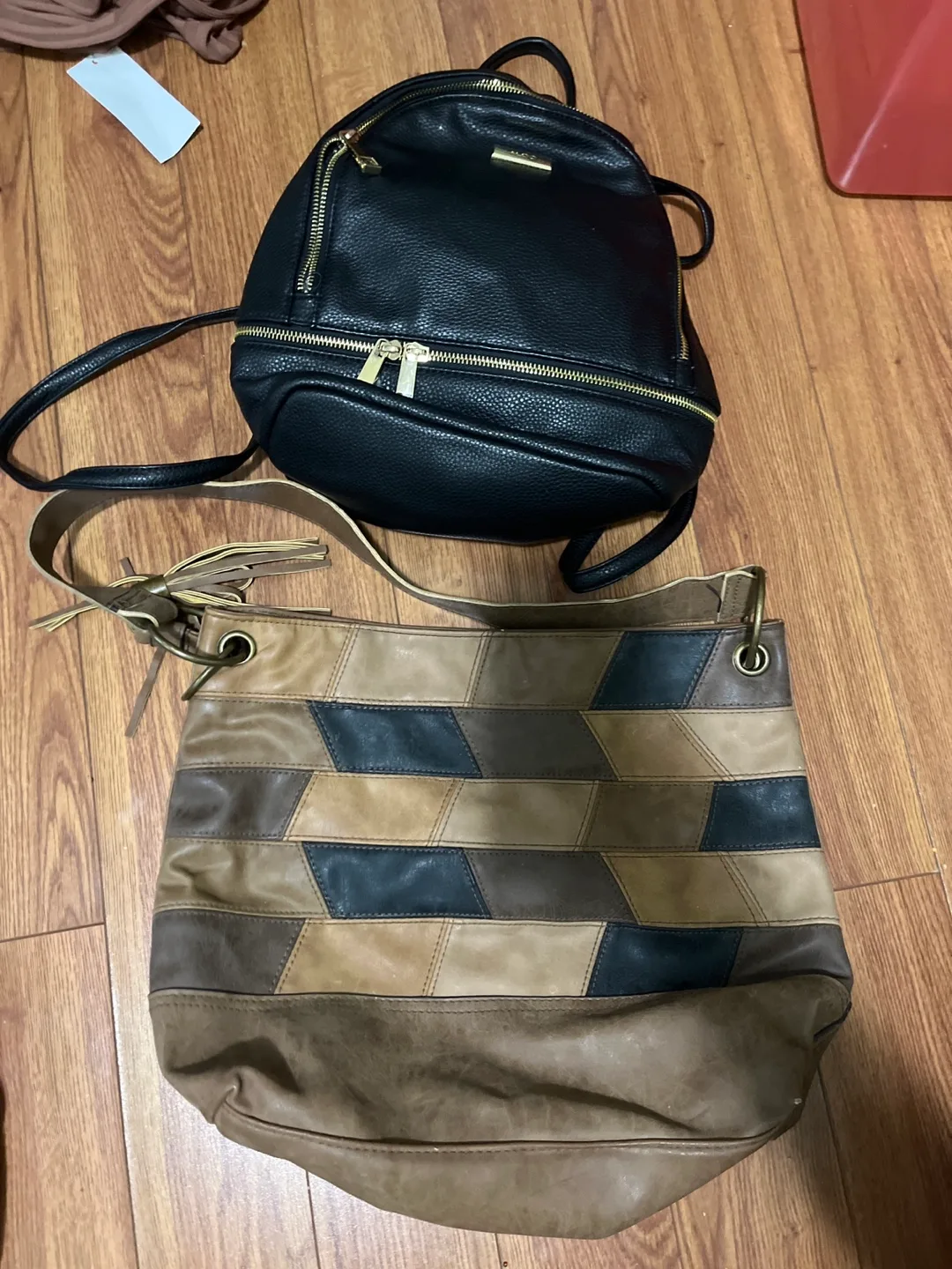 Two bags - backpack & handbag thumbnail