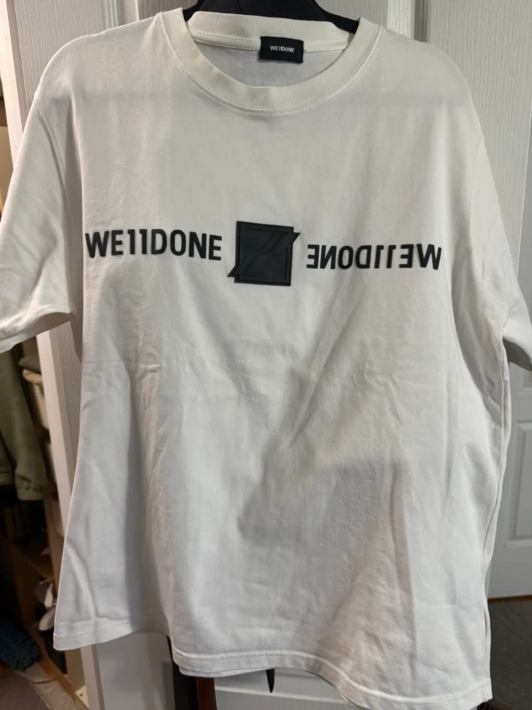 WE11DONE White Graphic T-Shirt thumbnail