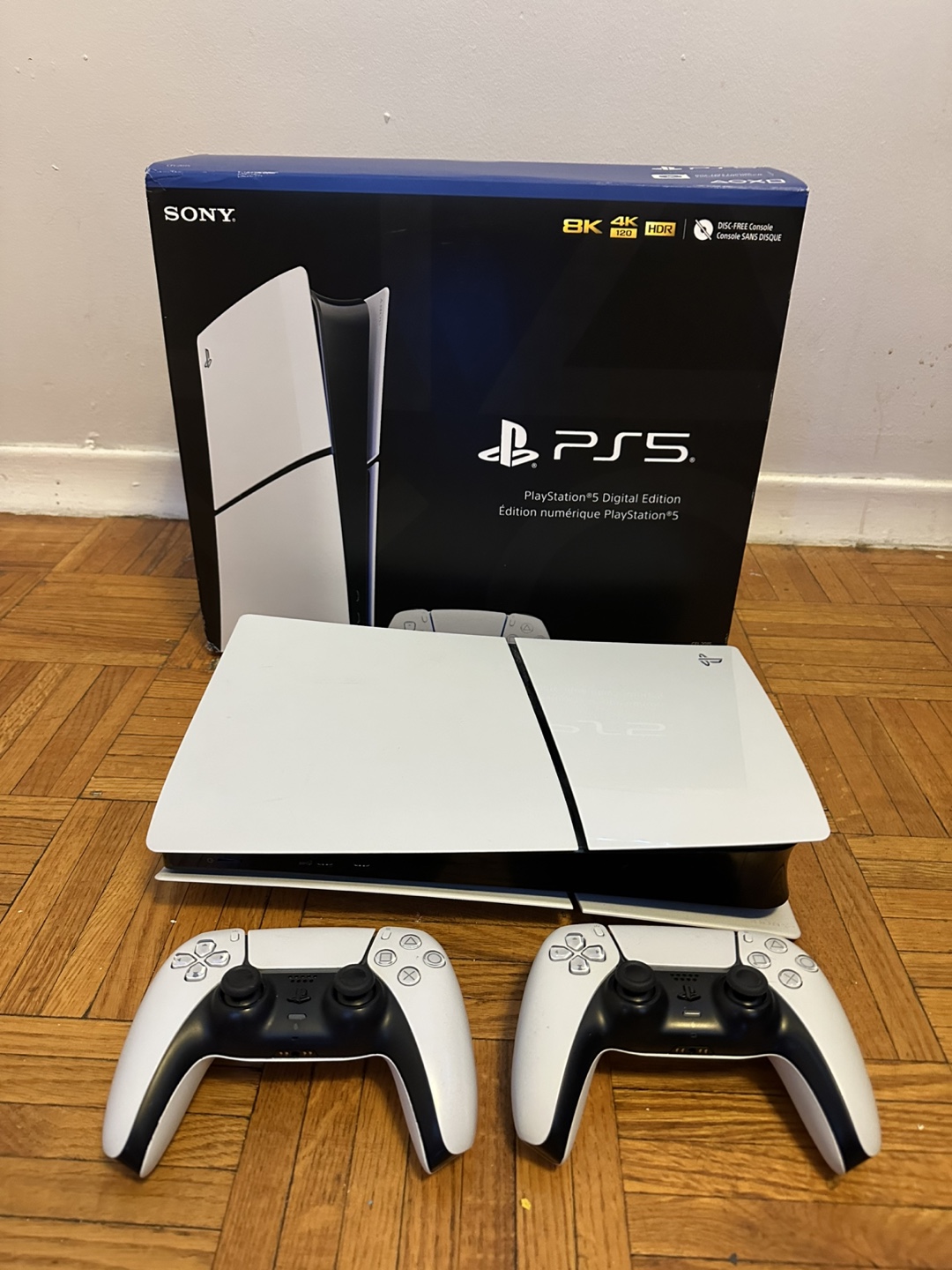 PlayStation 5 Digital Edition with Two Controllers