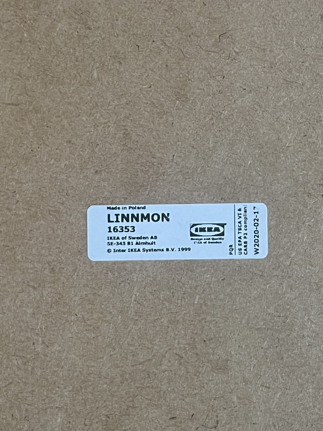 White Linnmon IKEA Desk Table - photo 4