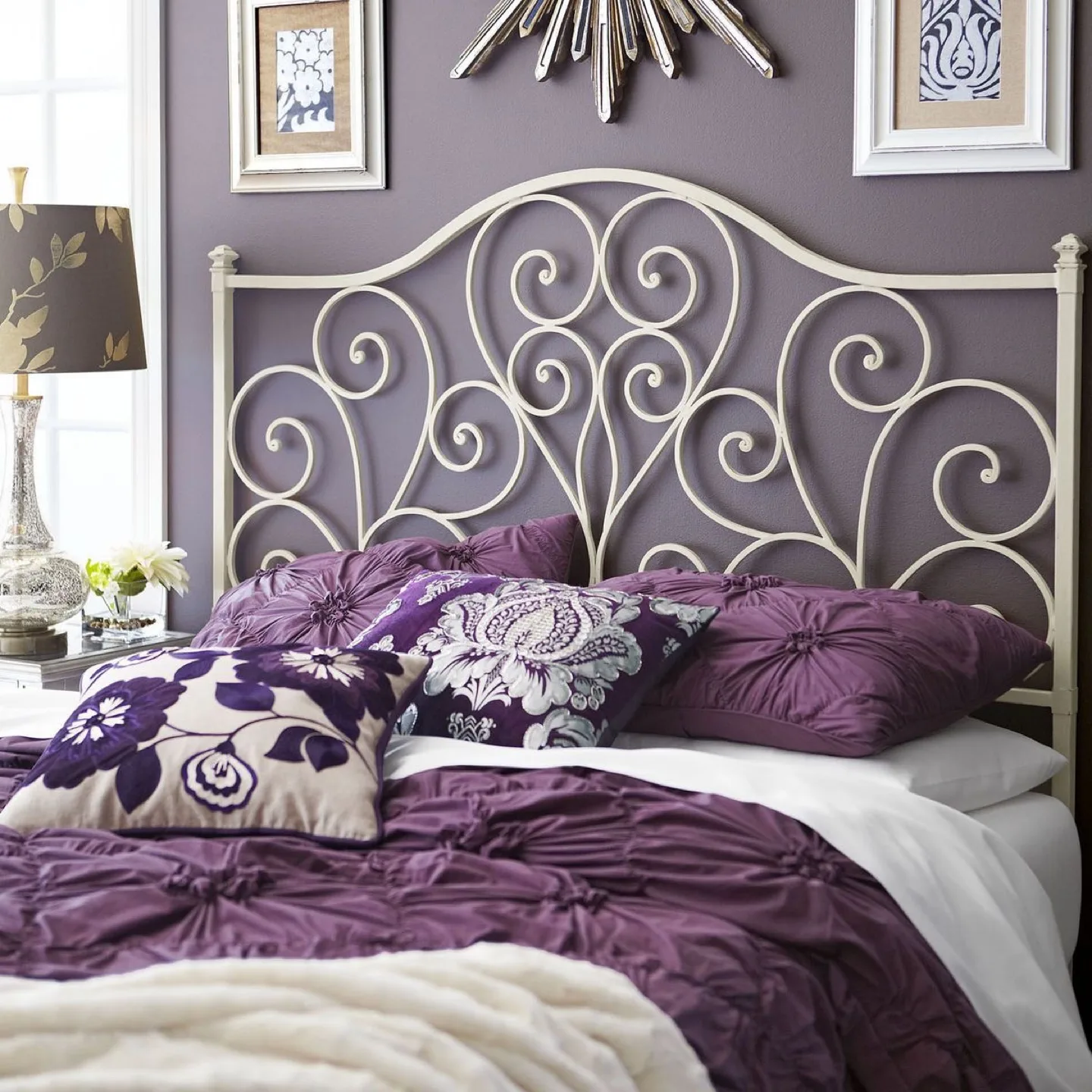 Pier 1 Imports Scroll Head board Full-Twin Size image indicator(2)