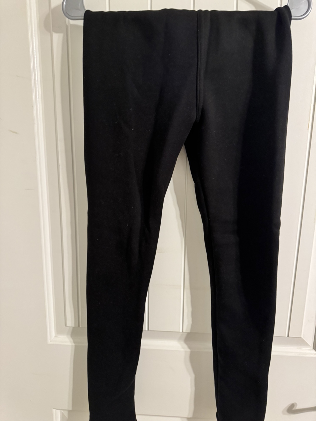 Black Fleece-Lined Leggings