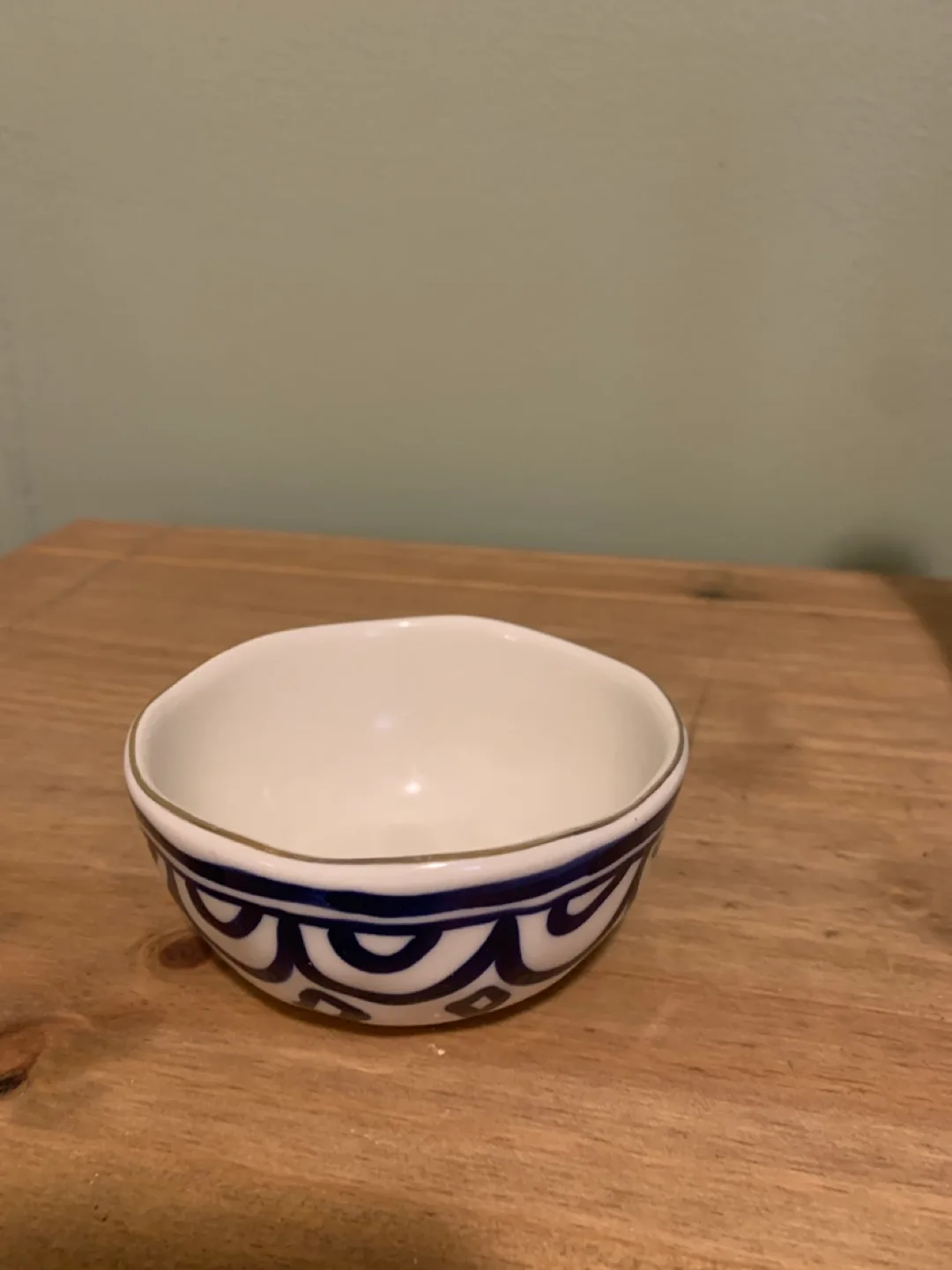 Small Decorative Bowl, Blue and White Pattern image indicator(2)