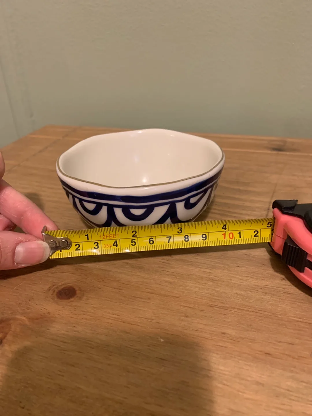 Small Decorative Bowl, Blue and White Pattern image indicator(3)
