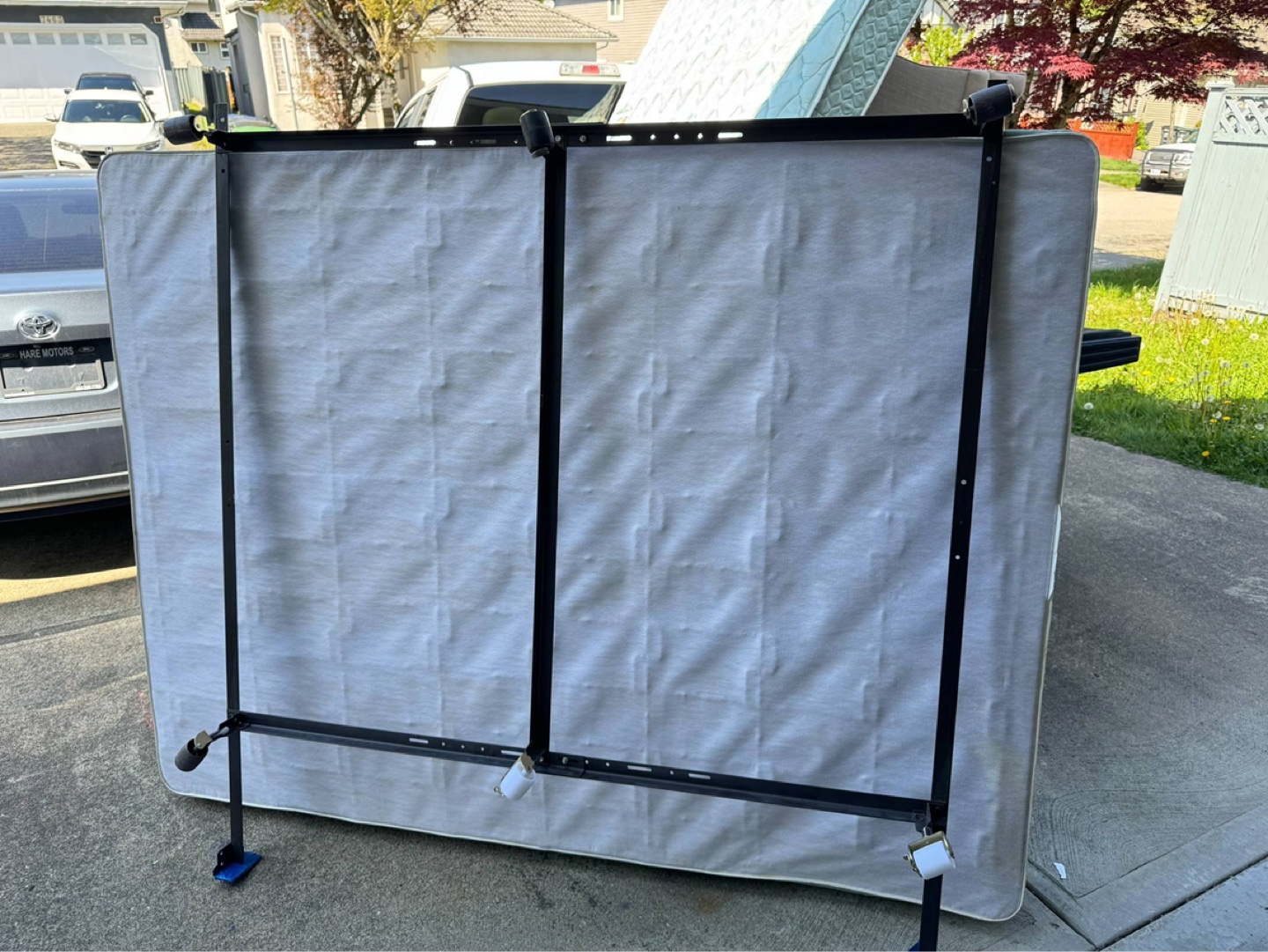 Queen mattress Bed Frame and box spring - photo 4