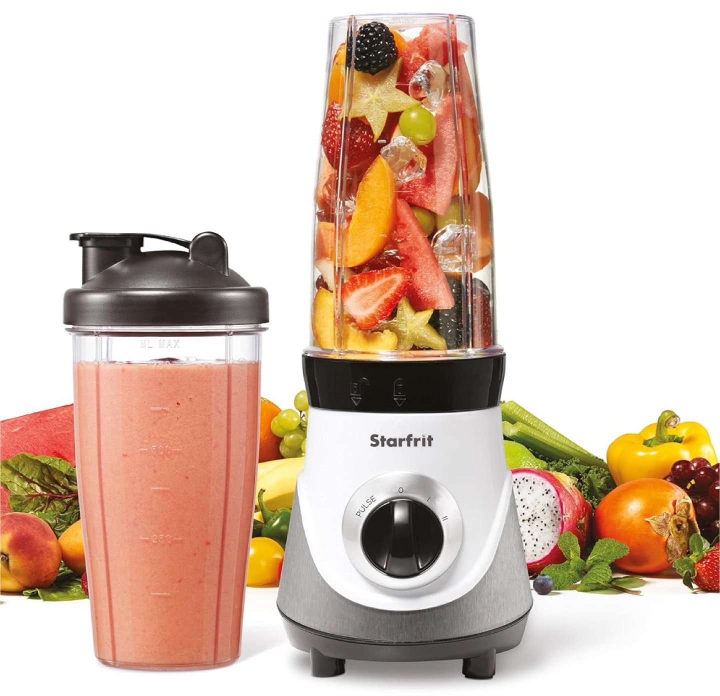 Starfrit Personal Blender with Two Travel Cups - photo 4