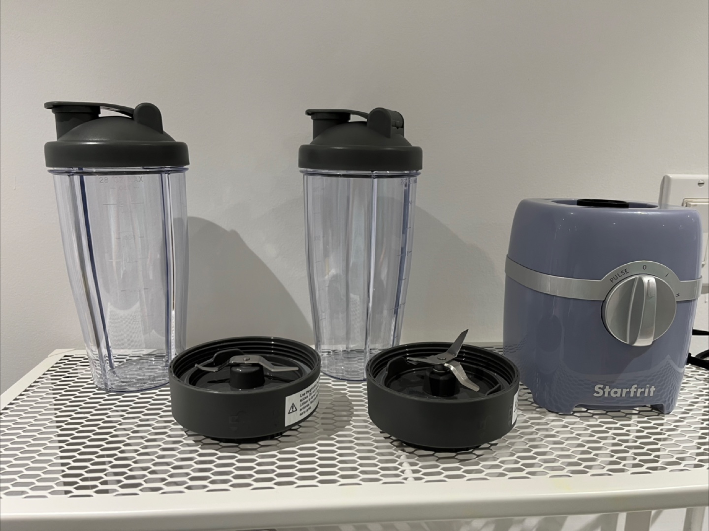 Starfrit Personal Blender with Two Travel Cups