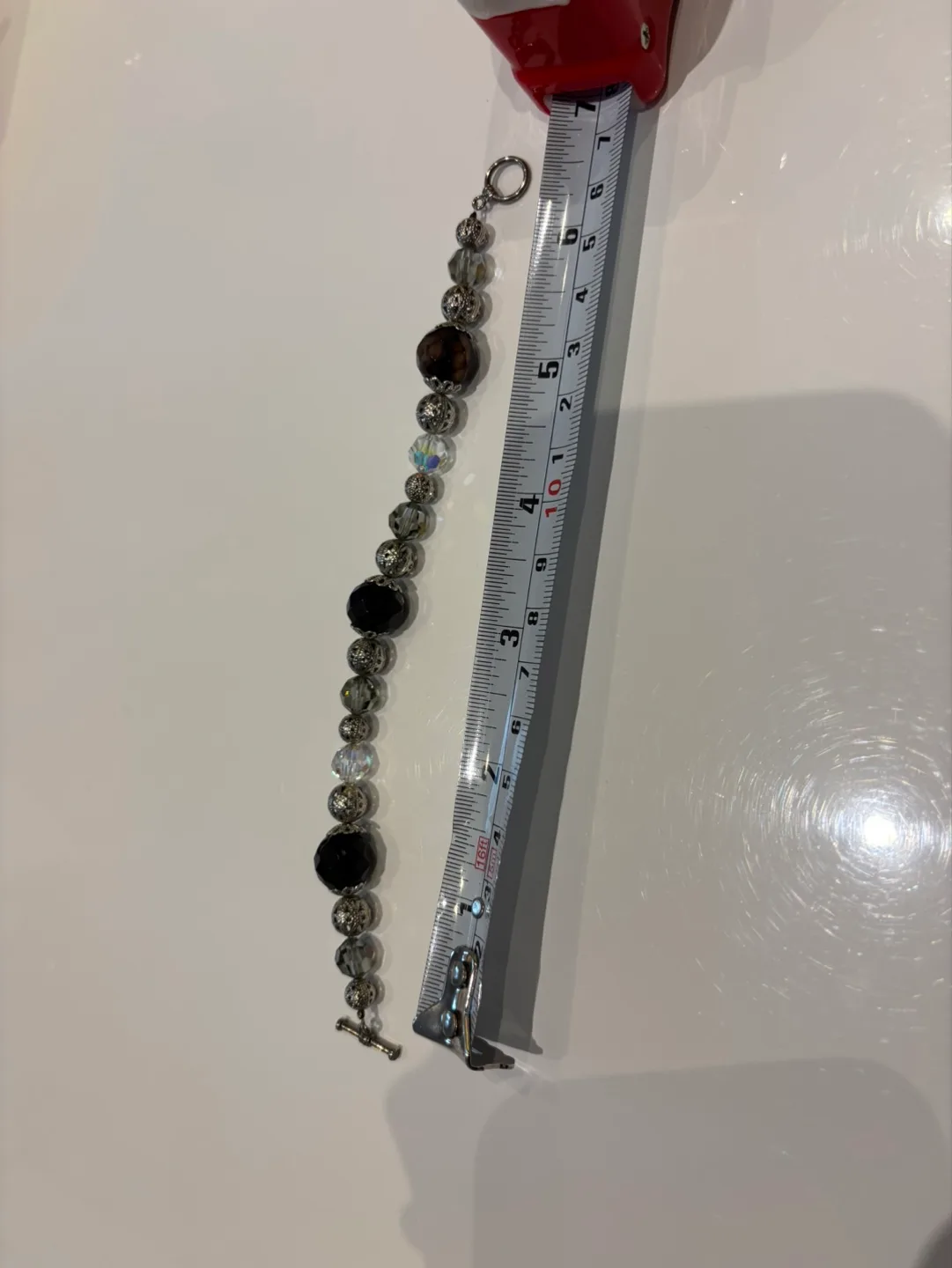 Stylish bracelet - glass beads - small 6 inch image indicator(3)