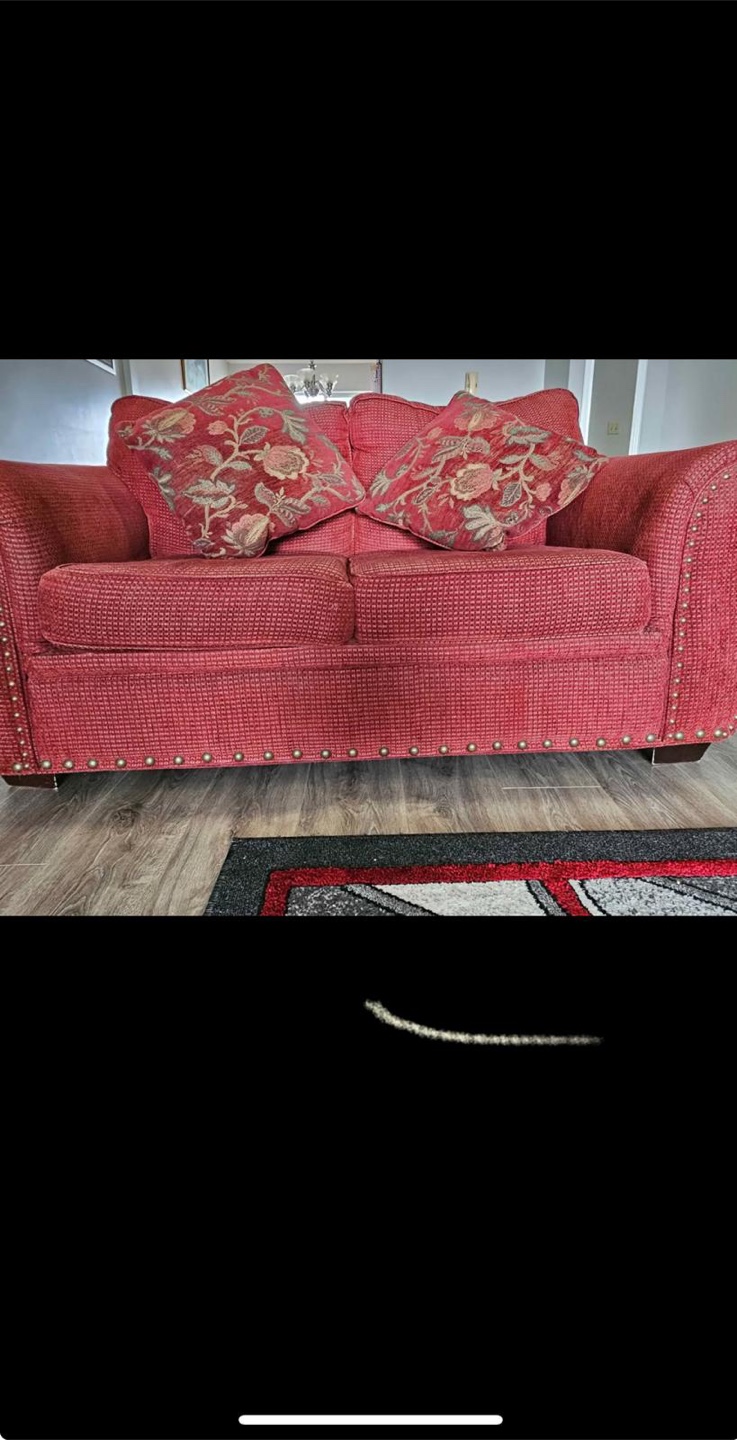Red Sofa Set - photo 2