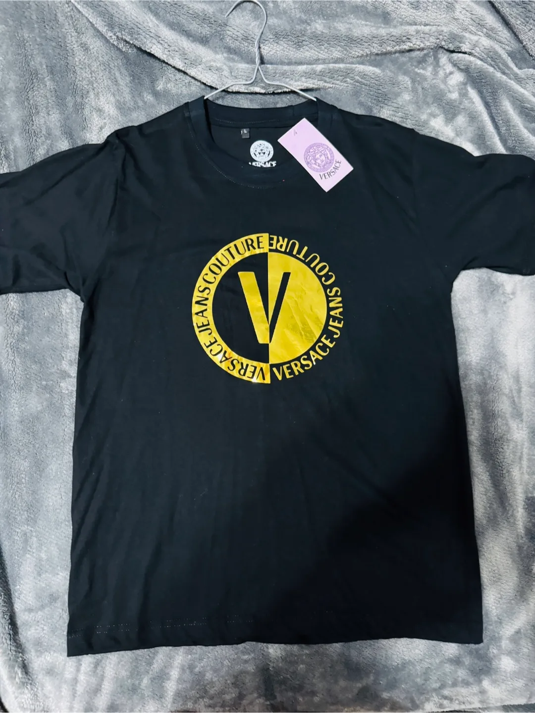 Versace Jeans Couture Black T-Shirt Size L image indicator(2)