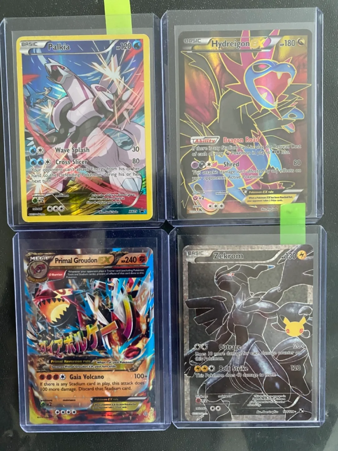 Pokemon Card Lot -  Palkia, Hydreigon, Primal Groudon, Zekrom image indicator(2)