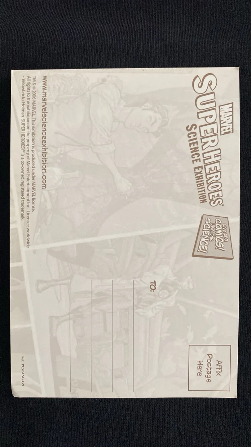Marvel Superheroes Science Exhibition Postcards - image indicator(2)