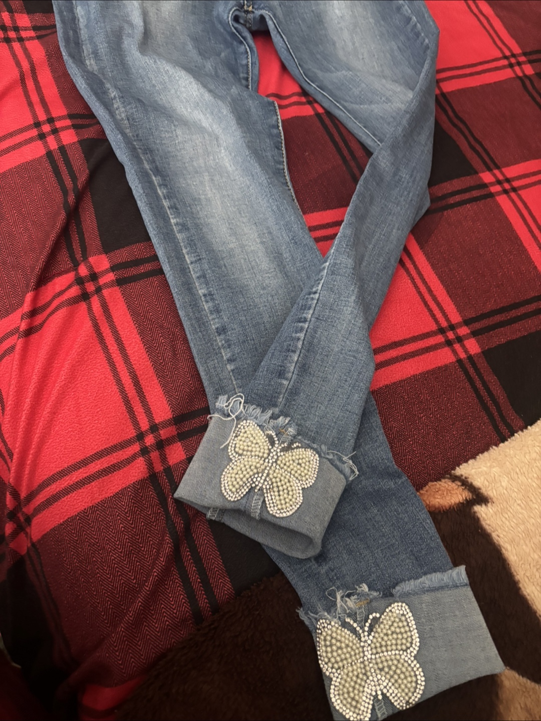 Embellished Jeans Size 2