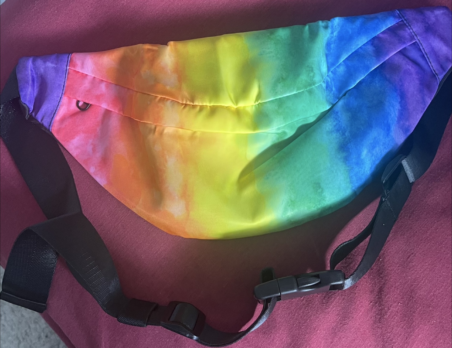 Rainbow Tie-Dye Fanny Pack