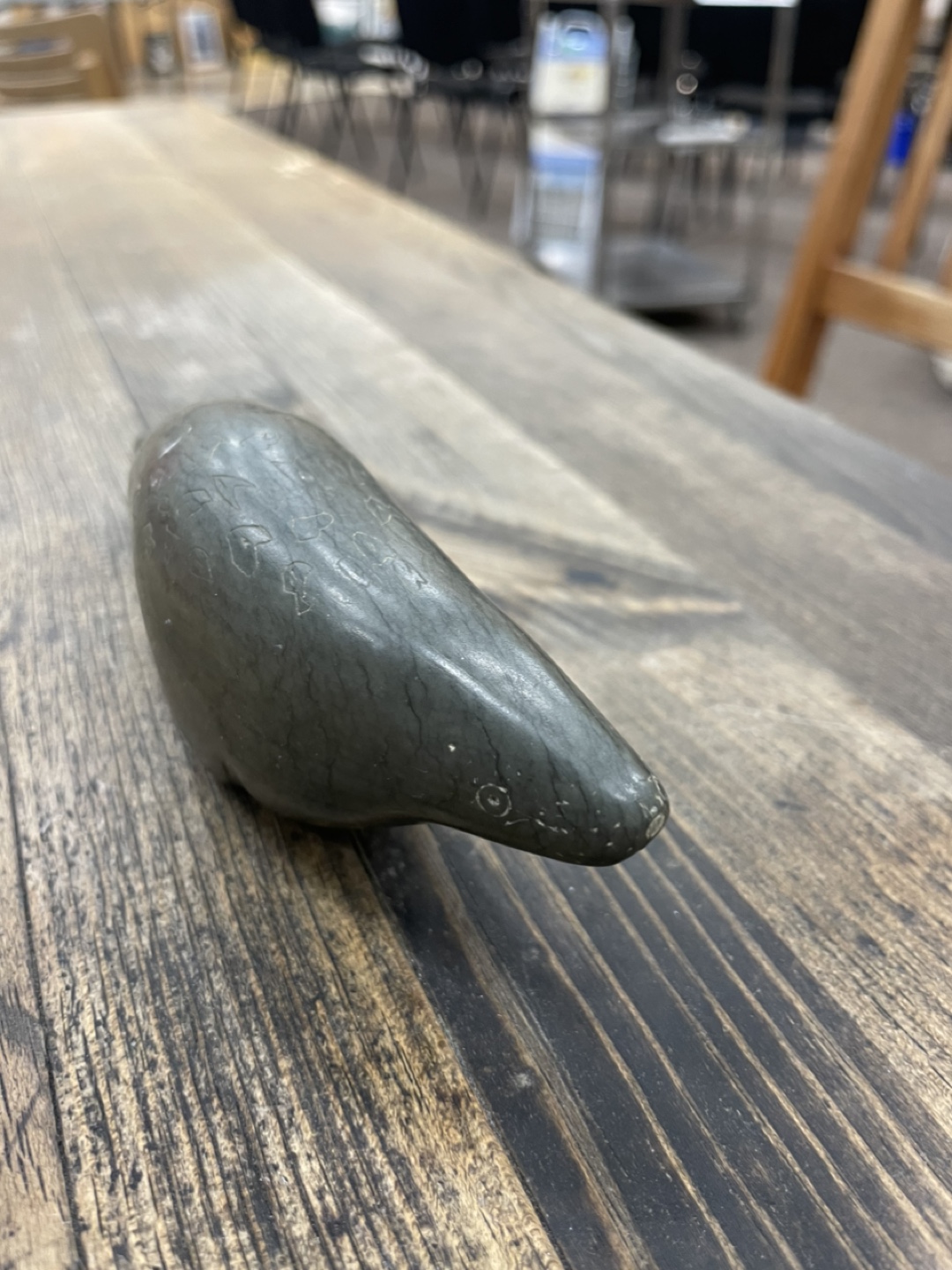Stone Carving of a Seal - photo 2