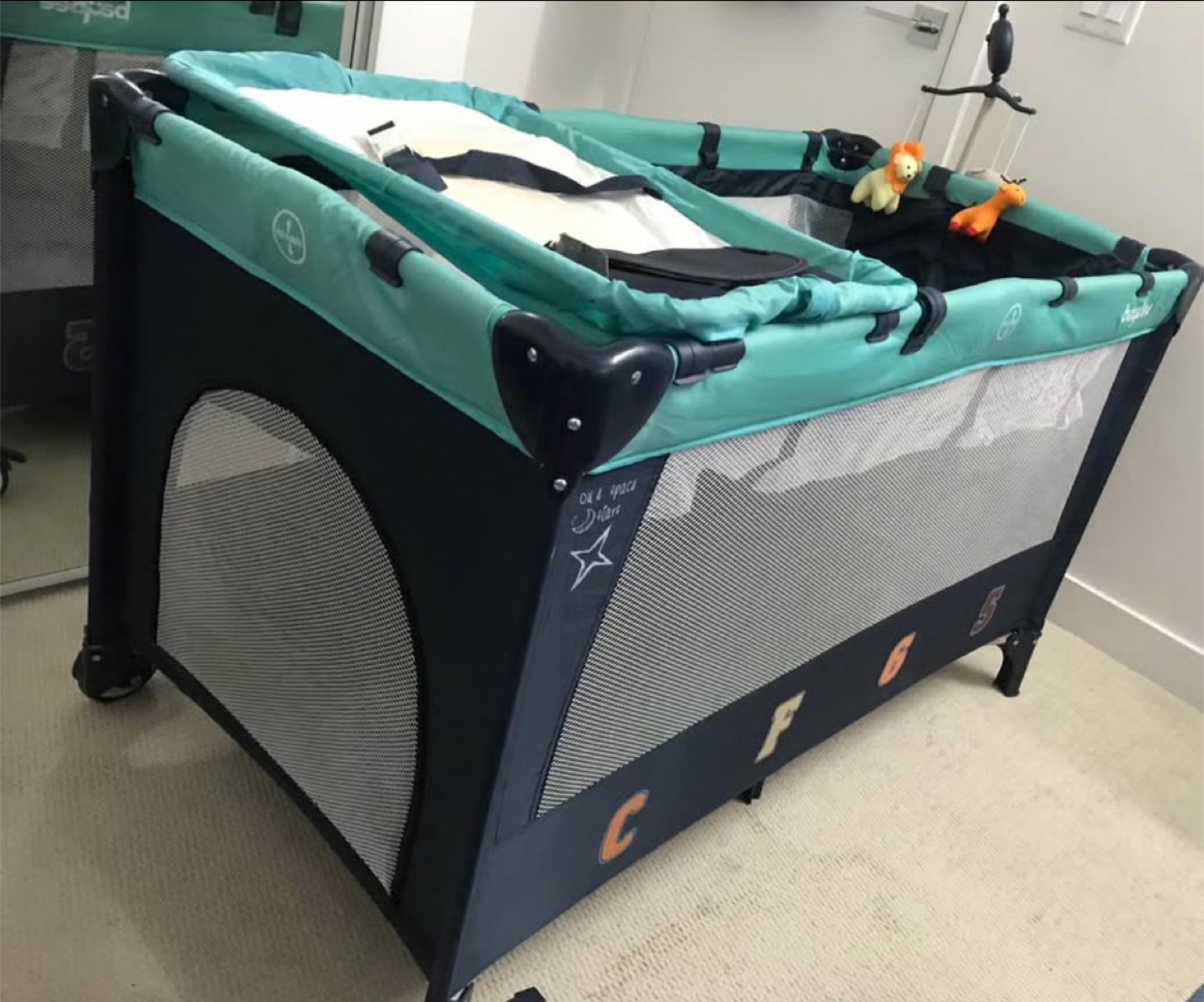 Baby Playpen with Changing Mat