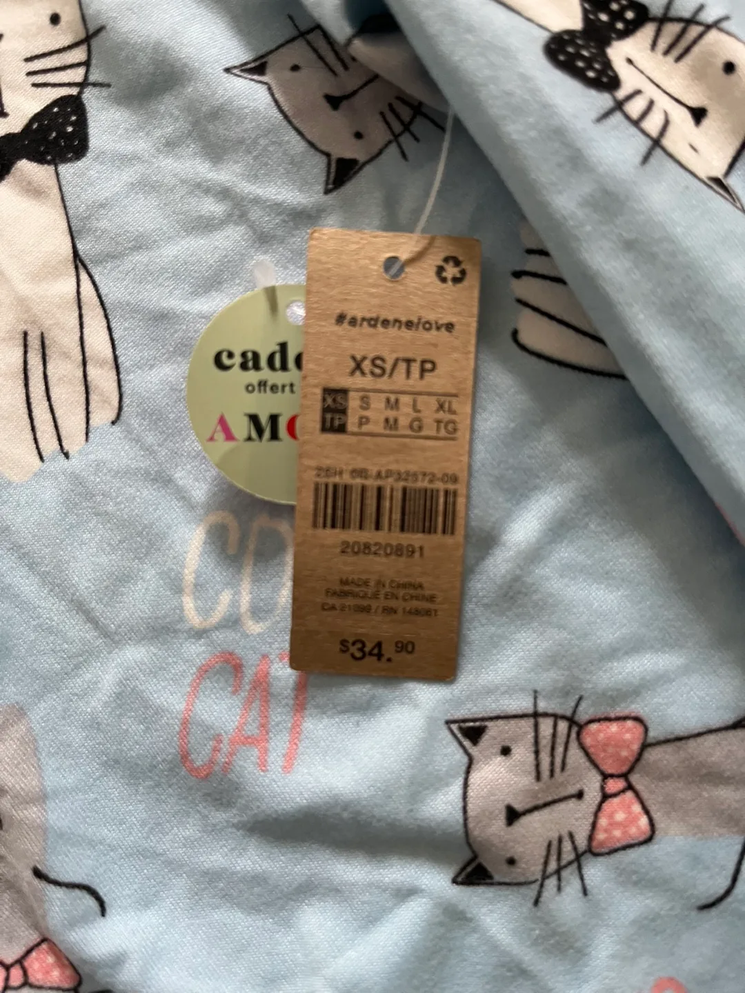 New! Ardene PJ Onsie Size XS image indicator(2)