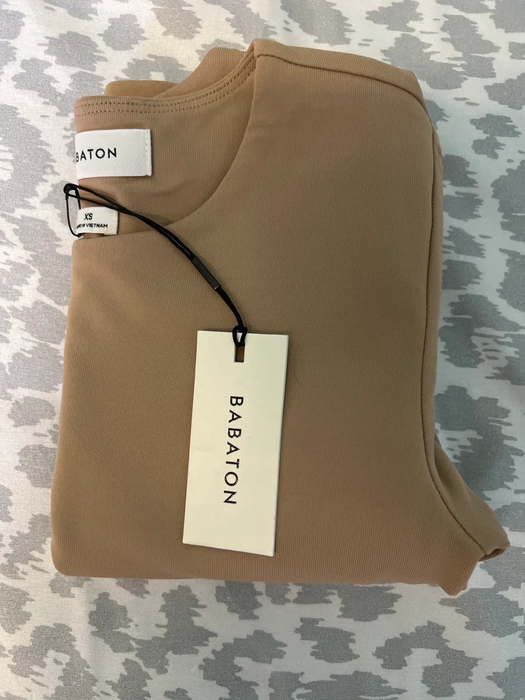 Babaton Long Sleeve Contour Top - XS - tan colour image indicator(4)