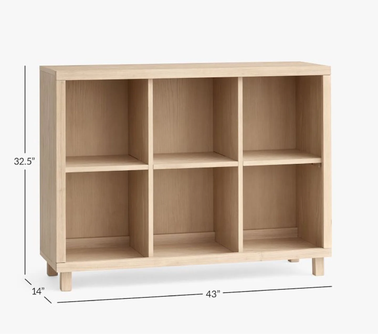 BRAND NEW! - Pottery Barn - Parker Large Cubby (43") thumbnail