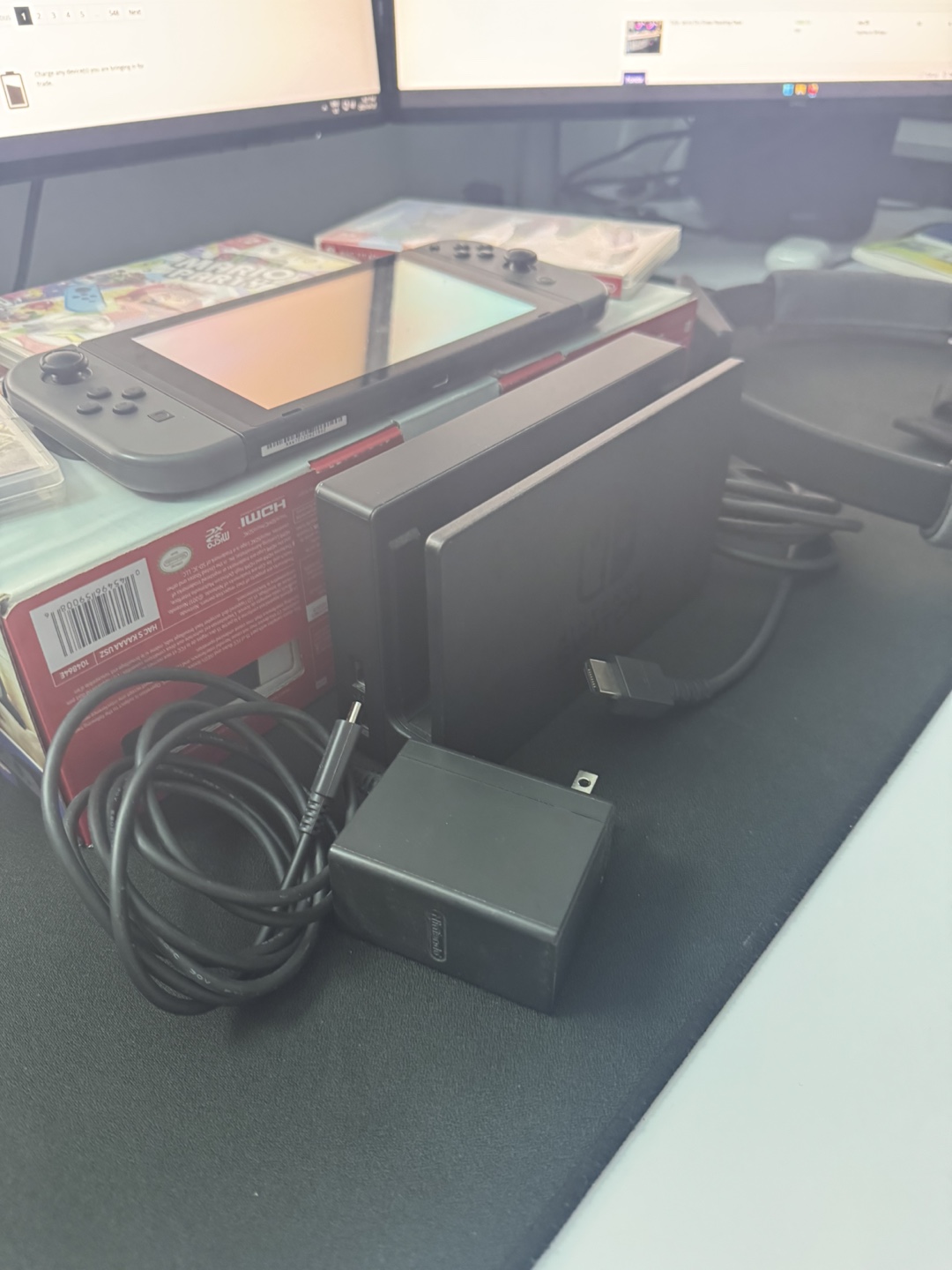 Nintendo Switch with Games and Accessories - photo 3