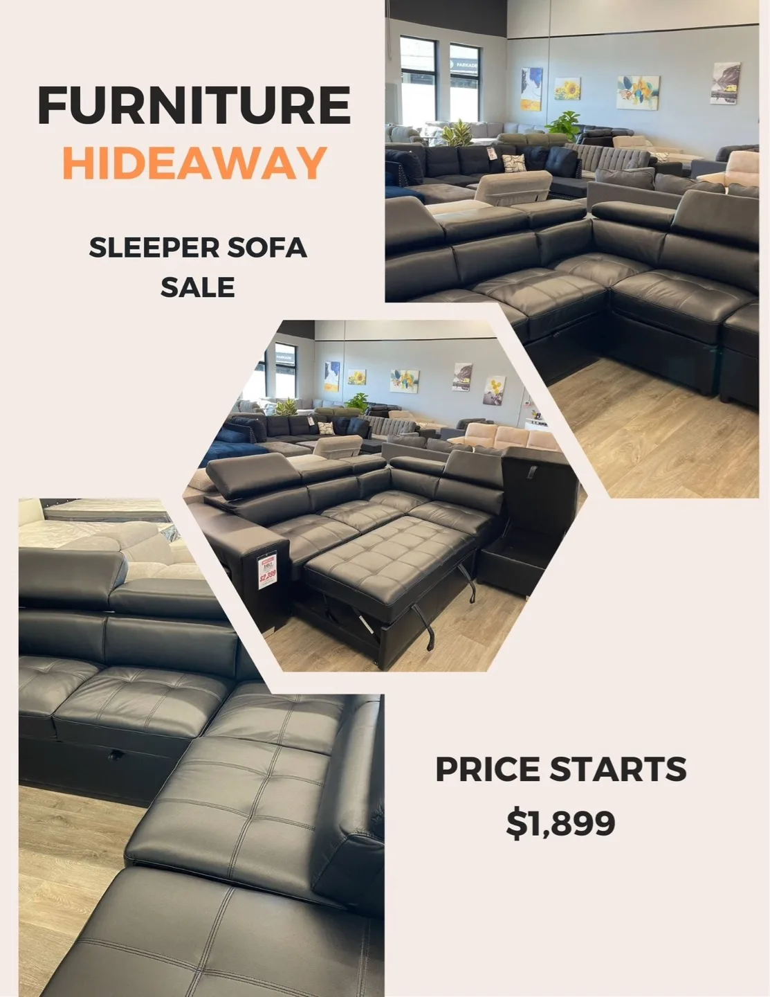 From Couch to Comfort - Sleeper Sofa Sale! 3 DIFFERENT COLORS! thumbnail