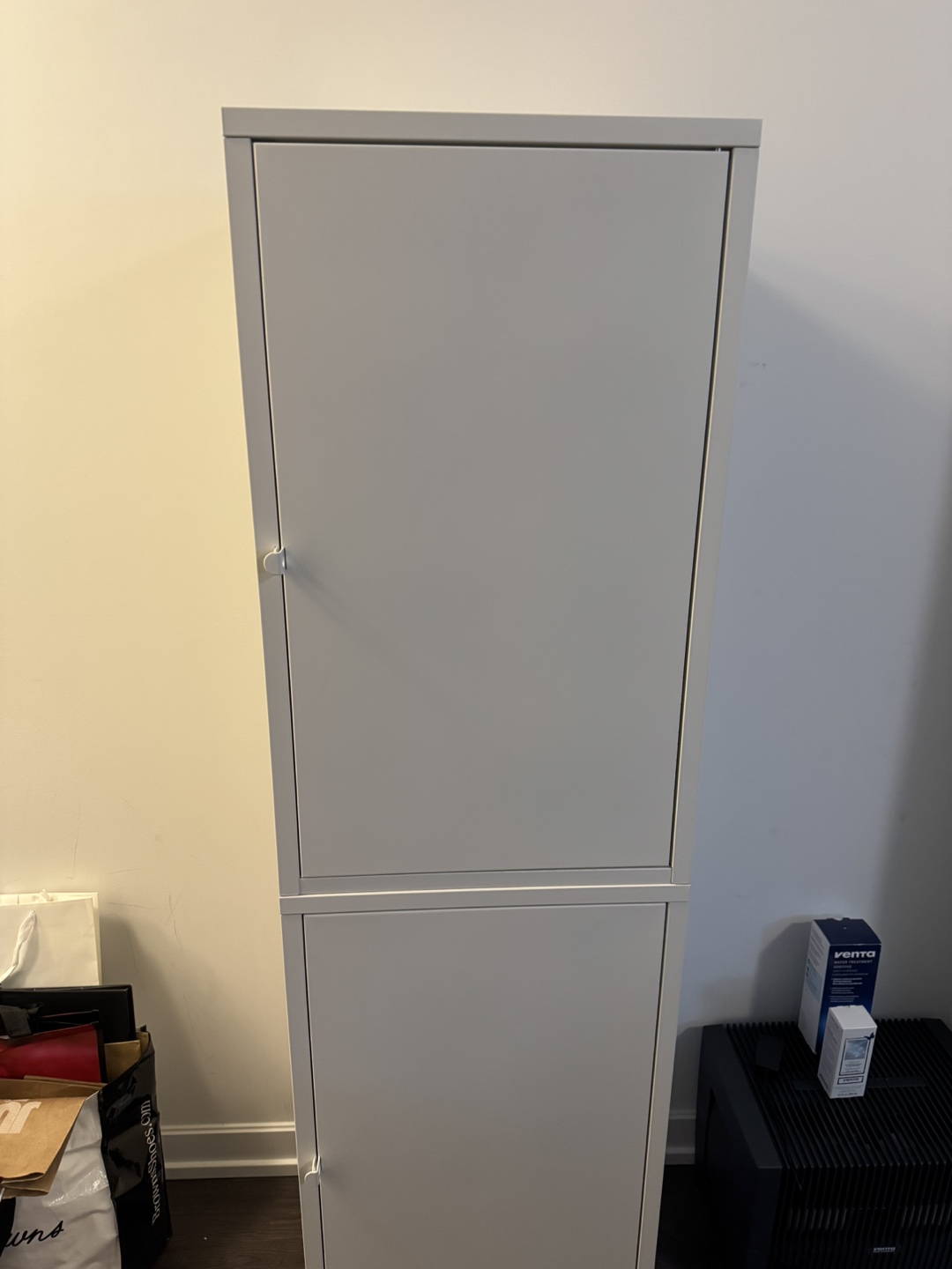 IKEA Hallan Metal Cabinet - White