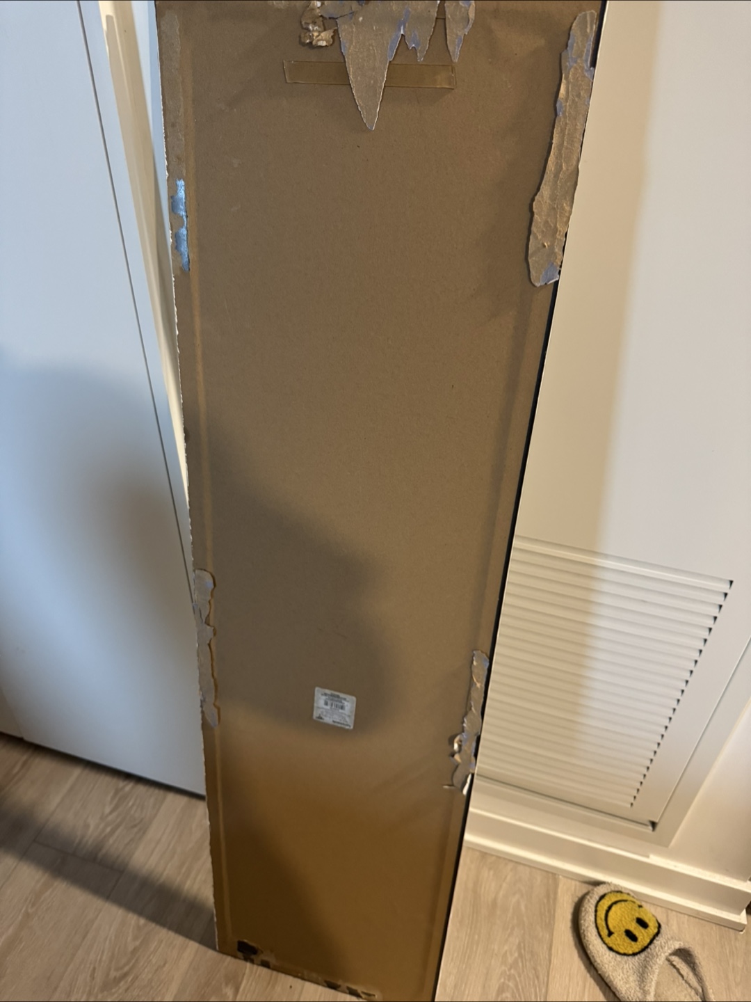 Full Length White Framed Mirror - photo 2