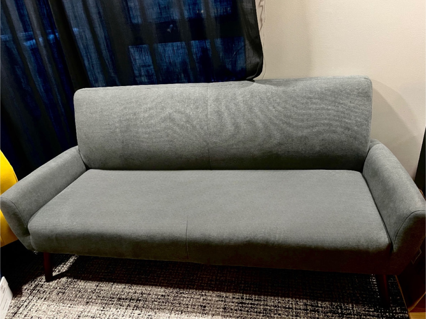 Bassam 3-Seater Sofa - Dark Grey - photo 2