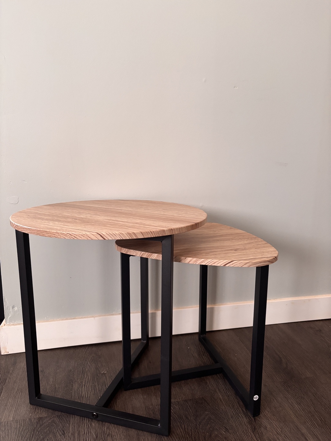 Nest of Tables - Modern Round and Triangle Side Tables - photo 3