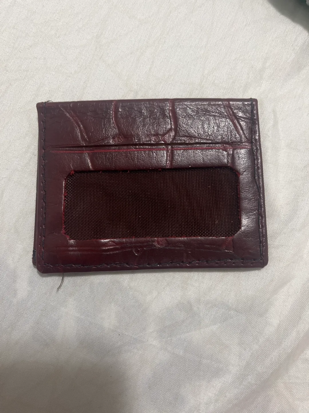 Vintage Leather Card Holder Wallet image indicator(2)