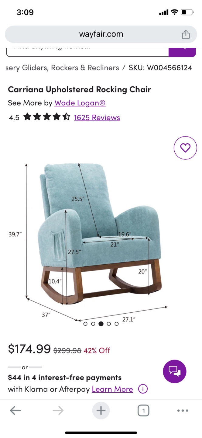 Blue Rocking Chair - photo 4