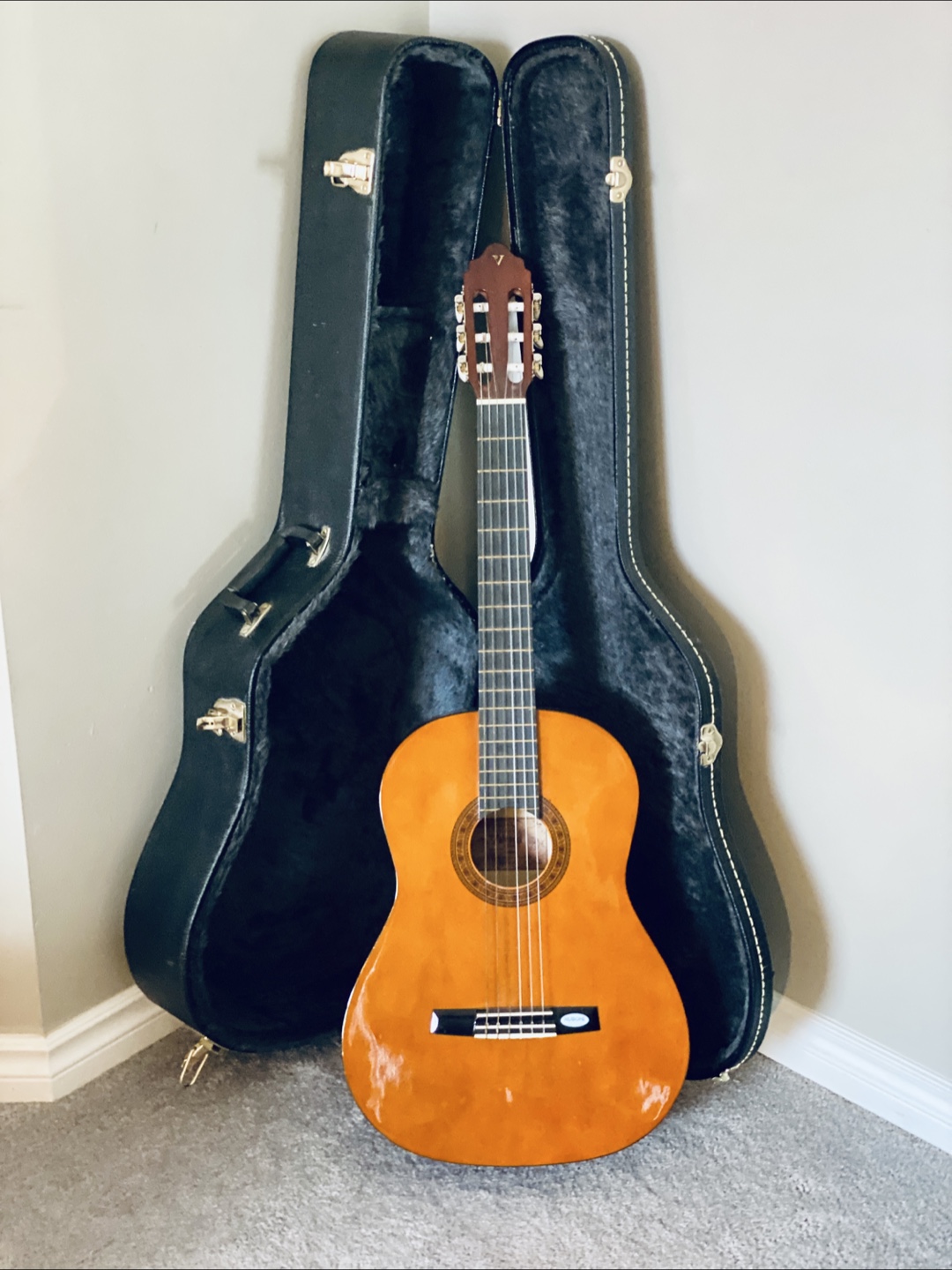Classical Guitar with Case, Method Books & Tuner