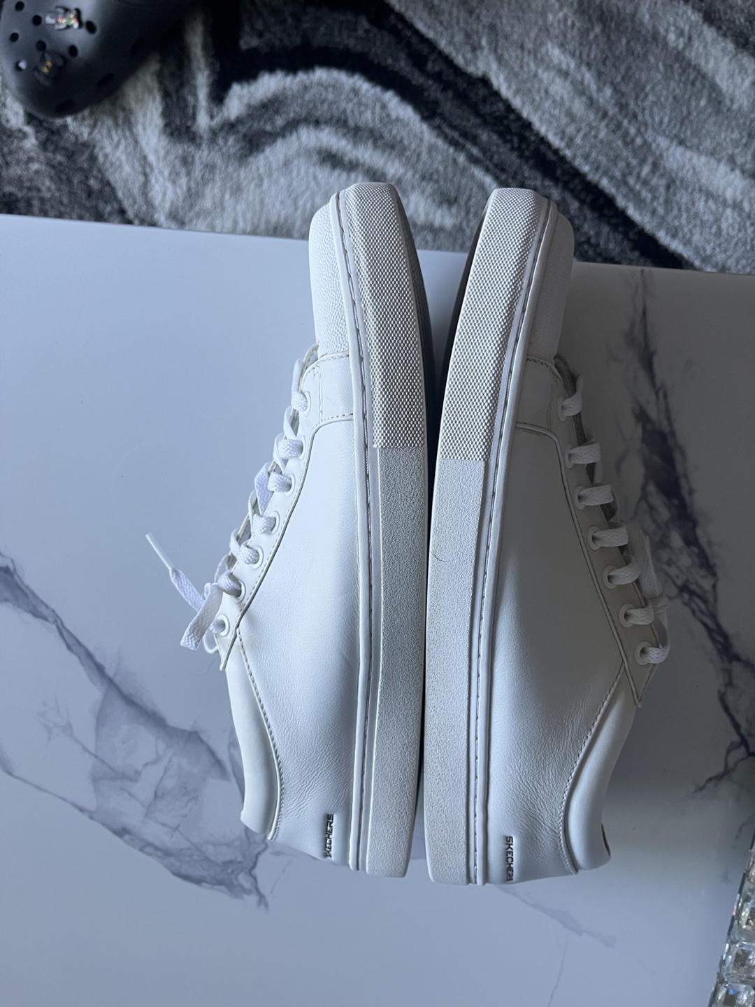 Skechers Sport White Leather Sneakers - Men's Size 42 - photo 5