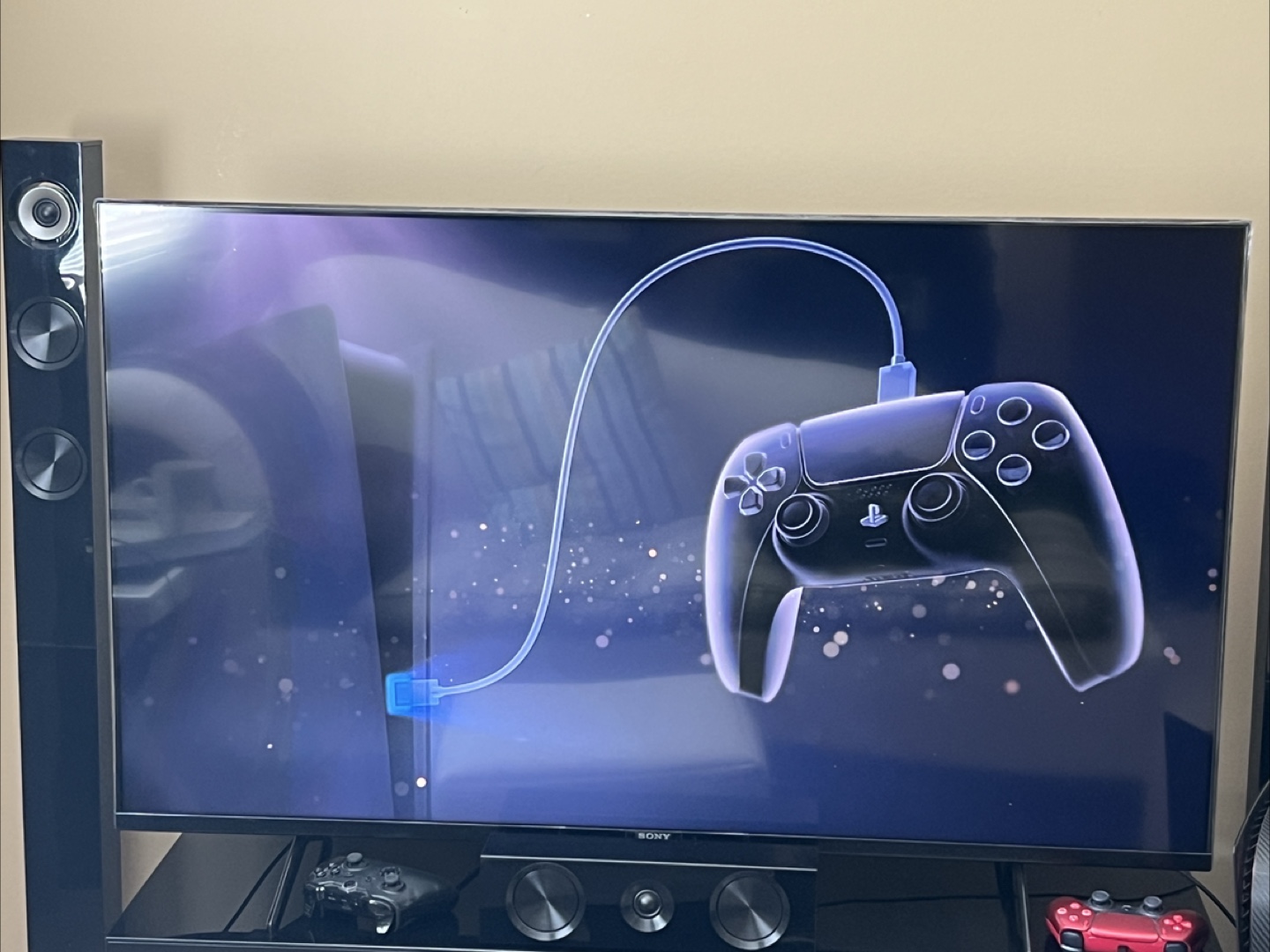 PS5 Console with Volcanic Red Controller - photo 4