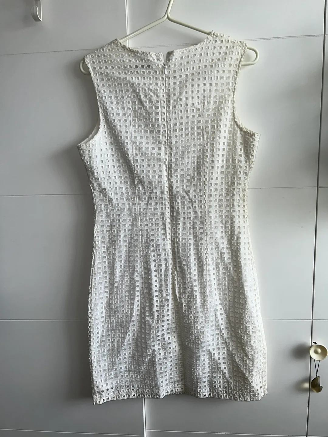 🍒Alfred Sung White Eyelet Dress image indicator(3)