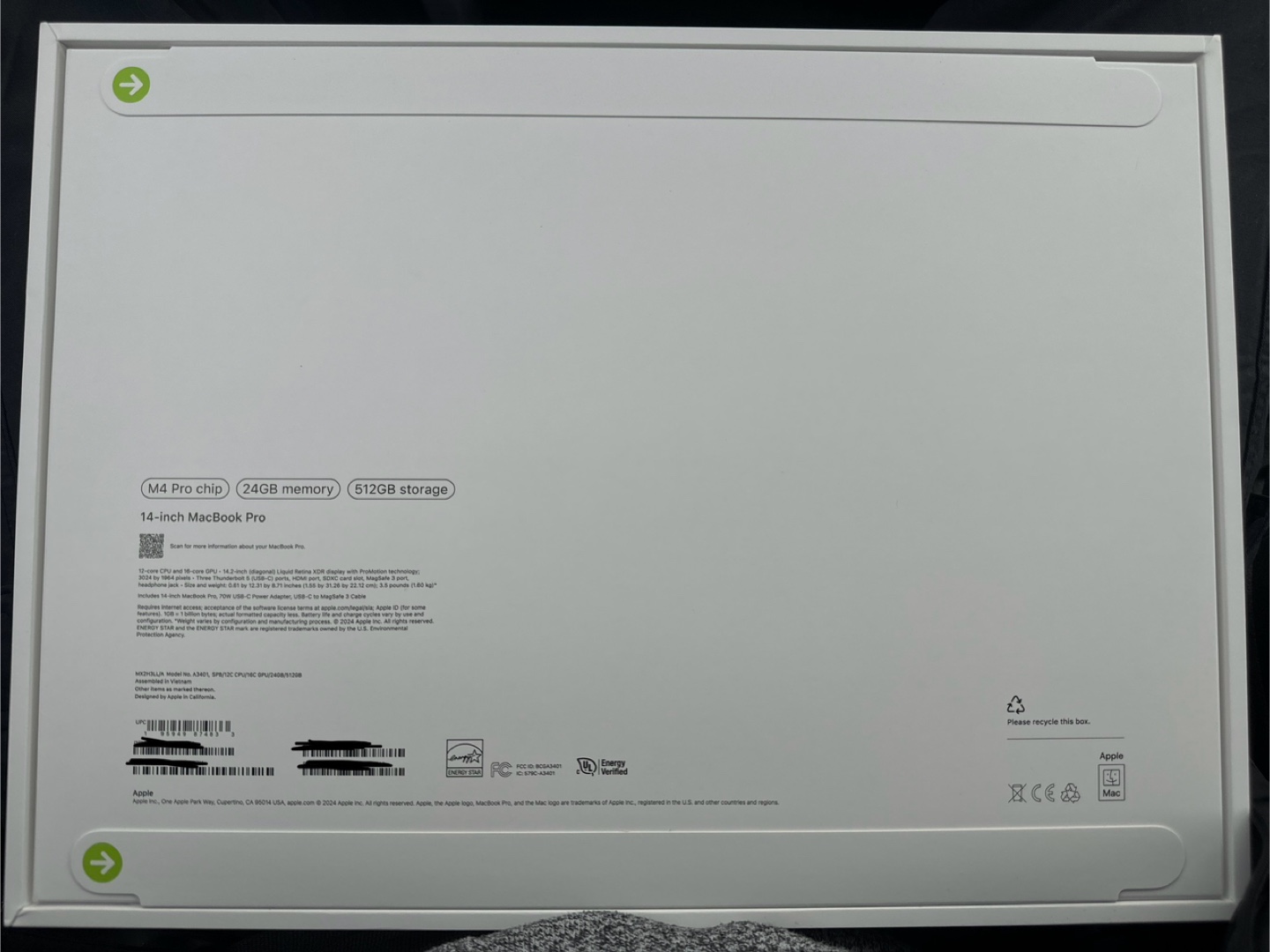 14-inch MacBook Pro - M4 Pro Chip, 24GB Memory, 512GB Storage - photo 2